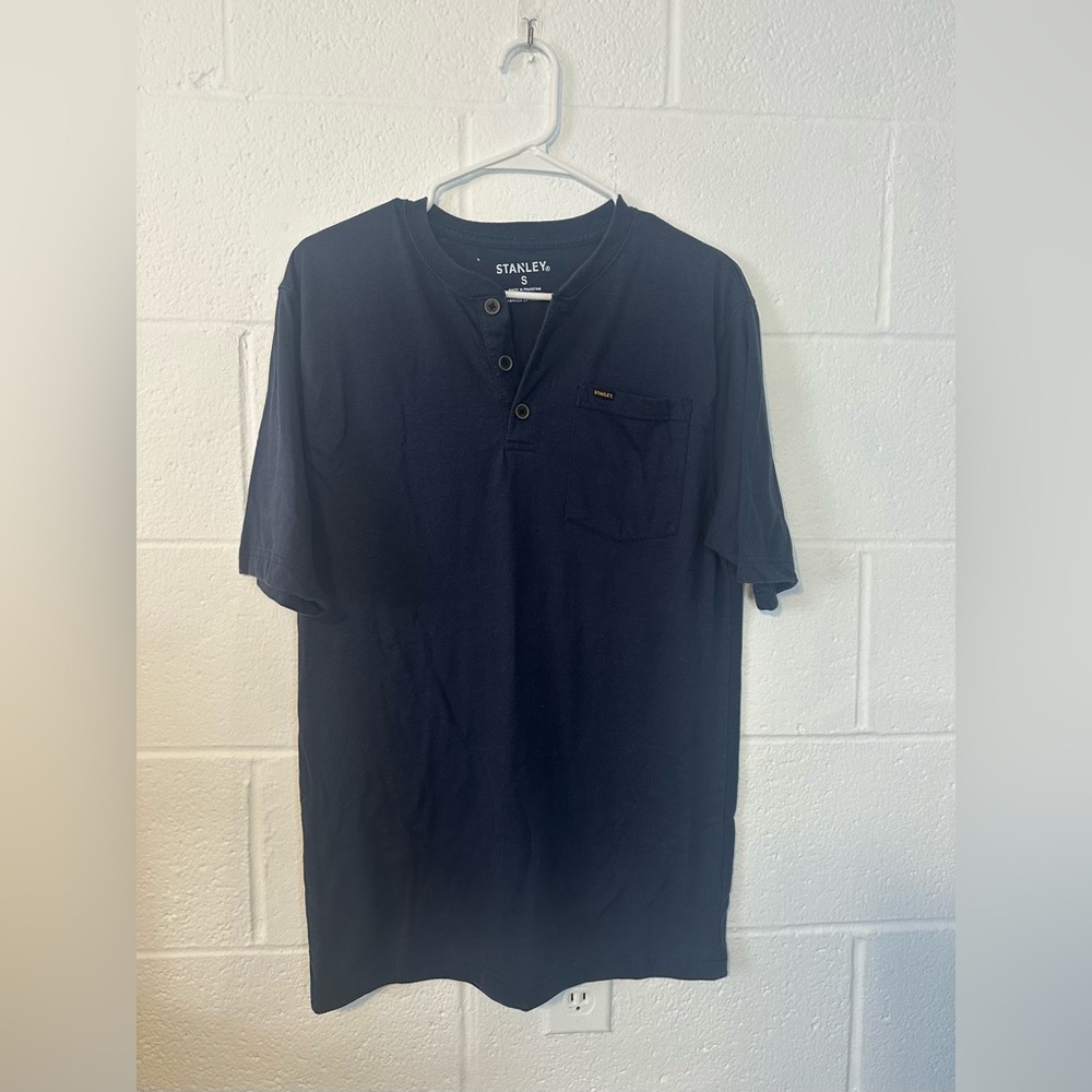 Stanley Workwear Navy Pocket Tee - Picture 2 of 4
